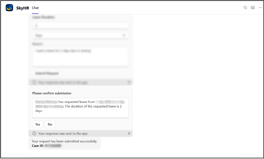 AI HR Chatbot for Microsoft Teams