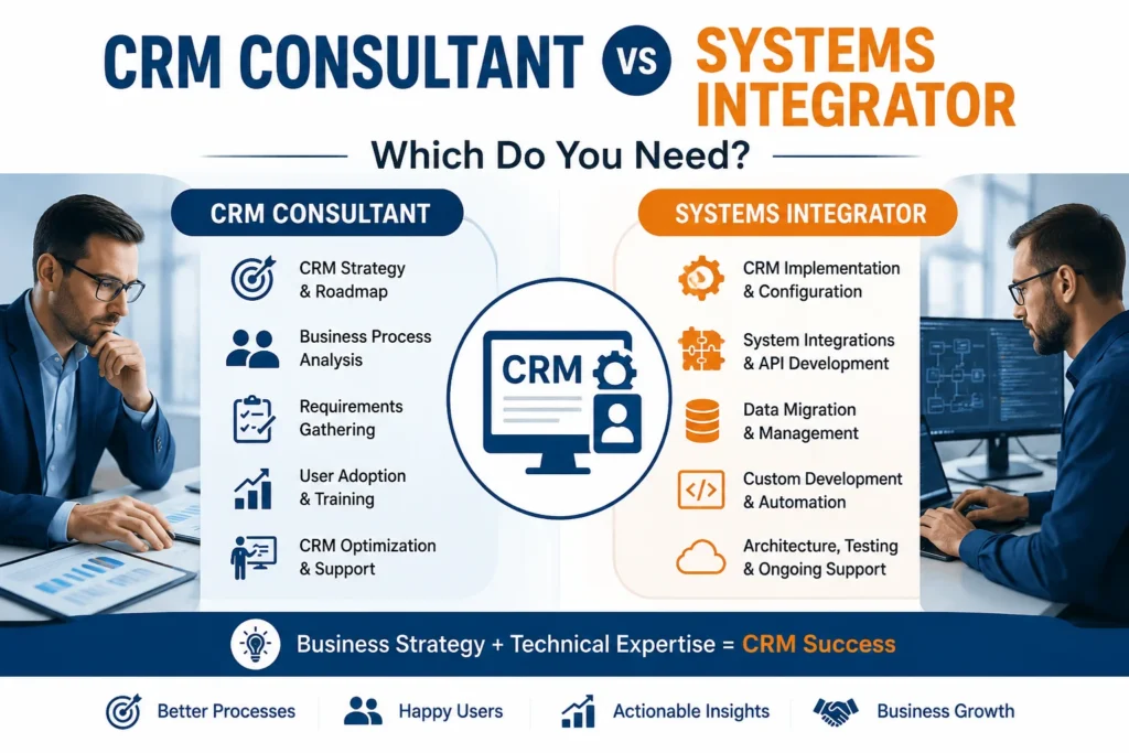 CRM Consultant vs Systems Integrator