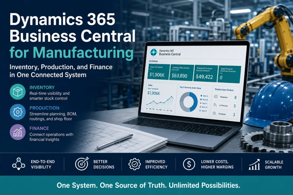 Dynamics 365 Business Central for Manufacturing