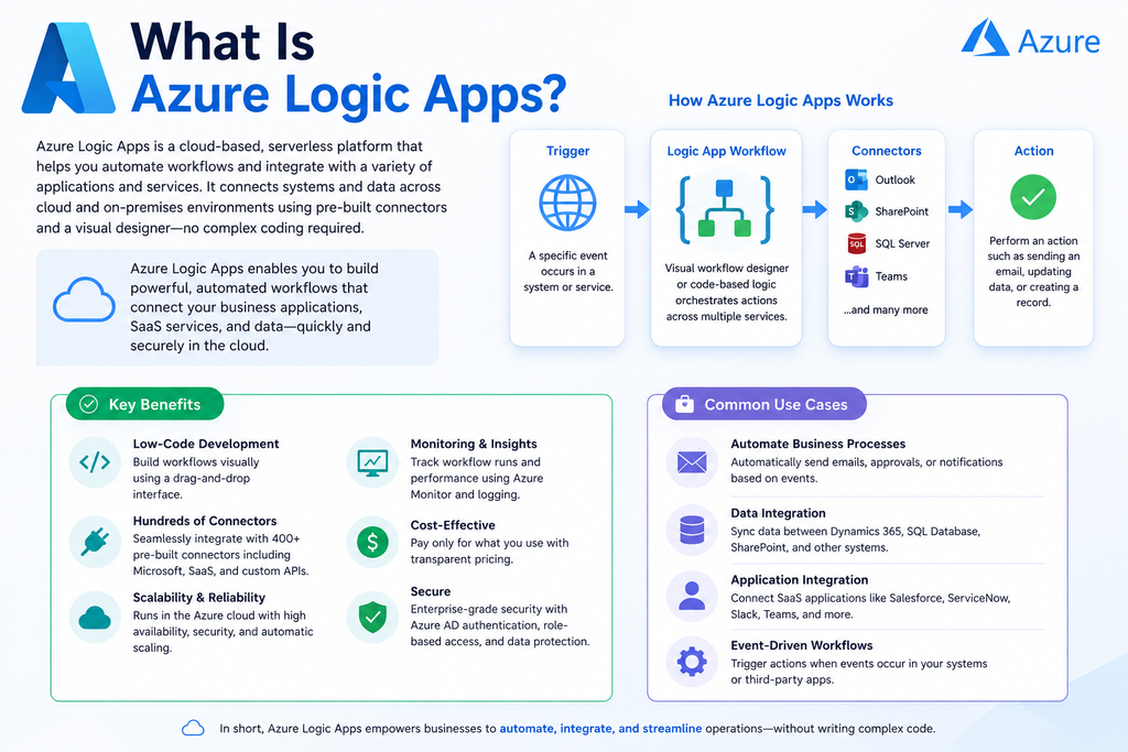 visual representation of What Is Azure Logic Apps?