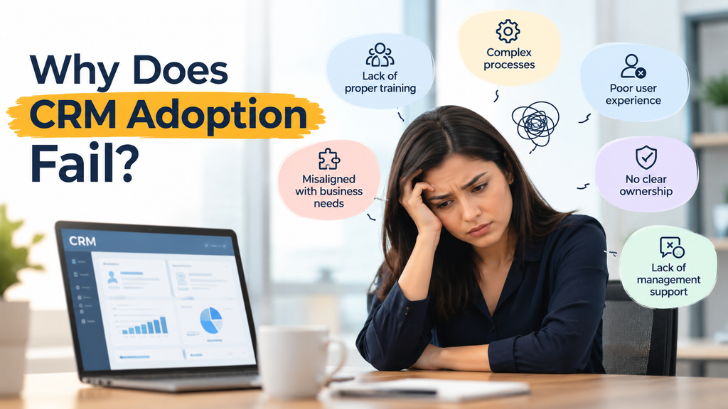 visual representation CRM adoption failure