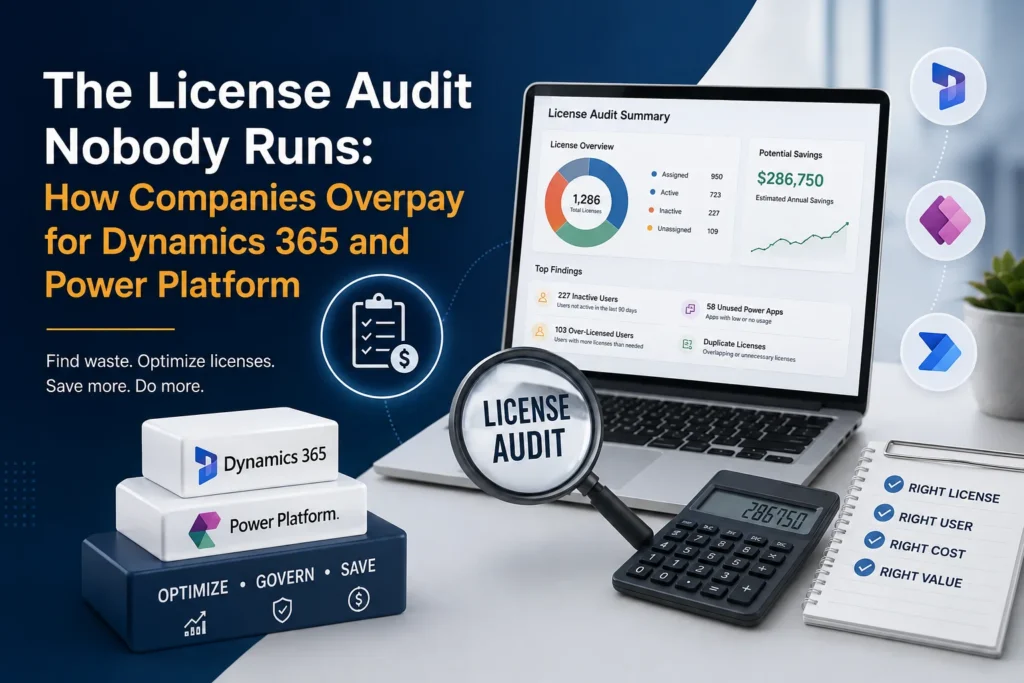 Dynamics 365 and Power Platform License Audit