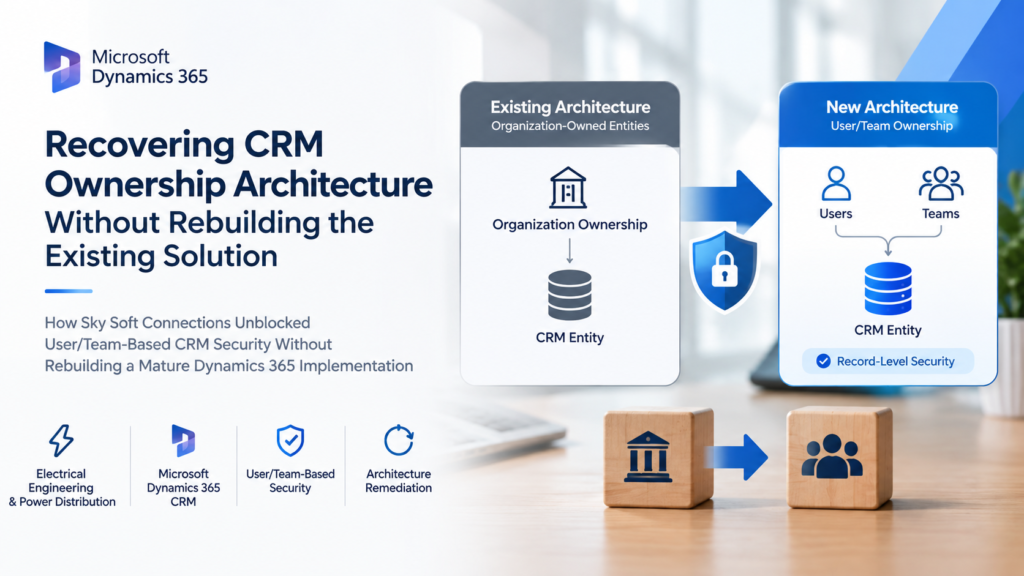 Recovering CRM Ownership Architecture Without Rebuilding the Existing Solution