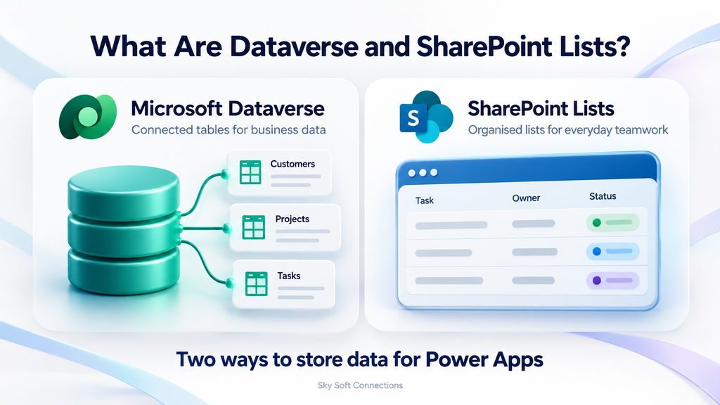 What Are Dataverse and SharePoint Lists?