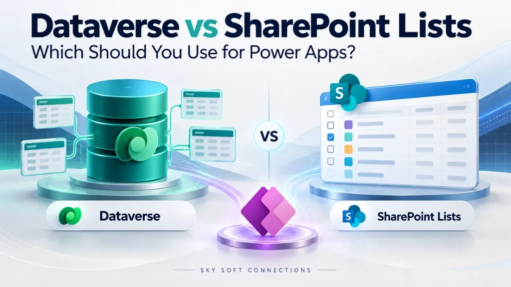Dataverse vs SharePoint Lists