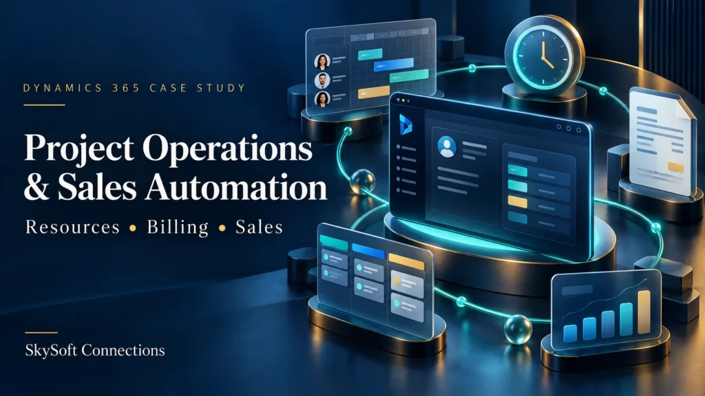 sales and billing automation in dynamics crm See how SkySoft automated resource planning, billing, and sales workflows with Dynamics 365 Project Operations and Power Automate.