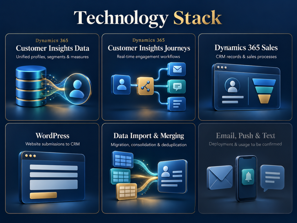 technology stack for CRM For non profit organization technology stack for CRM For non profit organization